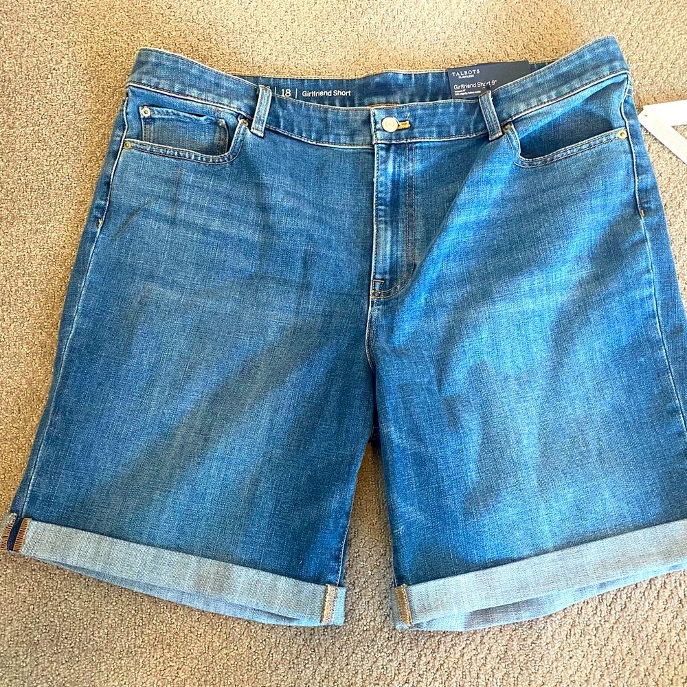 Talbot’s Flawless Girlfriend Blue Jean Shorts
